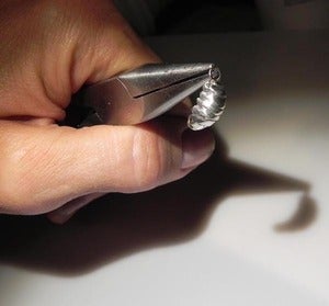 Image of Sterling Silver Pill Bug or Roly Poly Charm
