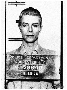 Image of "Bowie Mug Shot" 