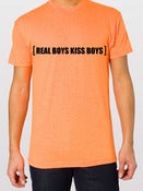 Image of Neon Orange Real Boys Kiss Boys