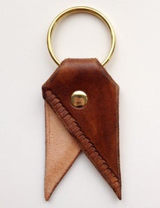 Image of Chestnut Fringe Bookmark Key Chain