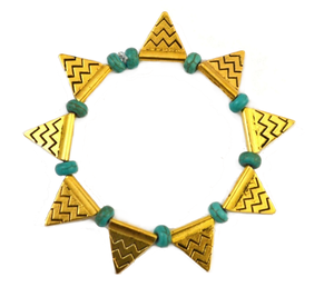 Image of Handmade Aztec style bracelet