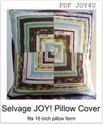 Image of Selvage JOY Pillow Cover