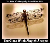 Image of Metal Wall Dragonfly Totem Home Décor (BT)