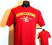 Image of HG - College Print Tee (Red w Yellow Print, Navy Blue w White Print)