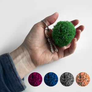 Image of POMPOM KEYRING <br> LFLECT REFLECTIVE