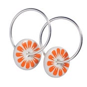 Image of Summer Flowers in Neon Orange by Scherning