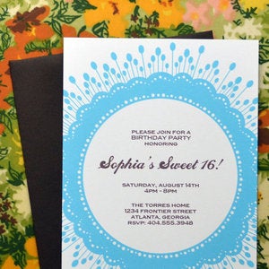 Image of Doily Party Invitations