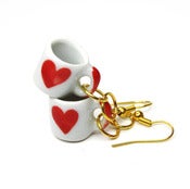 Image of Heart My Coffee Earings