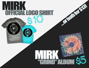 Image of GRIND Vinyl Logo Shirt | Holiday Sale! Get a free copy of GRIND! 