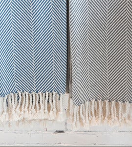 Image of Cotton Herringbone Throw