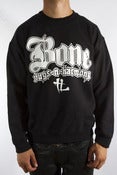 Image of BONE Black Crewneck Sweater