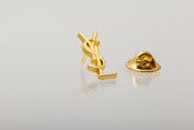 Image of YSL Pin gold 0.8" Petite :: Vintage Accessories