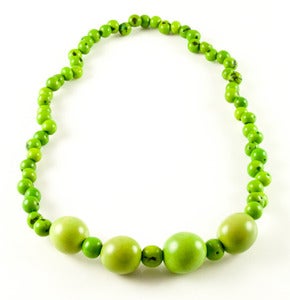 Image of Azaid Bombona Necklace Green