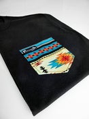 Image of Blue Aztec Pocket Tee Unisex
