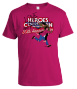 Image of HEROESCON 2012 T-SHIRT :: LOVE AND ROCKETS BY JAIME HERNANDEZ :: PINK