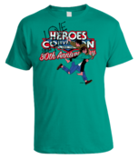 Image of HEROESCON 2012 T-SHIRT :: LOVE AND ROCKETS BY JAIME HERNANDEZ :: TEAL