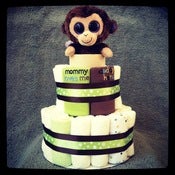 Image of 2-Tier Polka Dots <br>(Baby Boy)