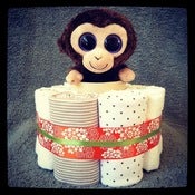 Image of 1-Tier Orange&Green <br>(Baby Girl)