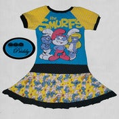 Image of **SOLD OUT** Smurfs Twirl Dress by Sew Priddy size 9/10