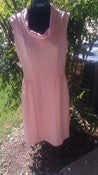 Image of Vintage 50's Pink Shift Dress Size Medium Or Small 
