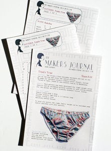 Image of The Makers Journal Tried and True Knicker Lingerie Sewing Pattern