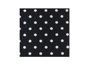 Image of Black Polka Dot Napkins