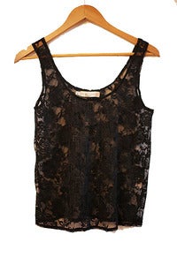 Black Lace Tank