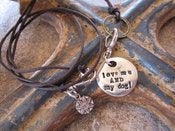 Image of "Love me and my Dog" bauble charm