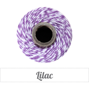 Image of Lilac - Purple & White Baker's Twine