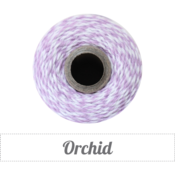 Image of Orchid - Light Purple & White Baker's Twine