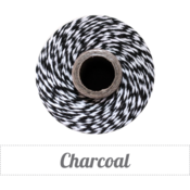 Image of Charcoal - Black & White Baker's Twine
