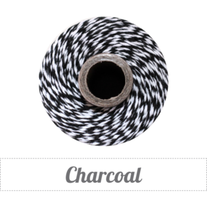 Image of Charcoal - Black & White Baker's Twine
