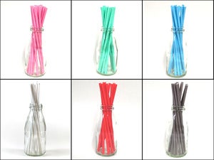 Image of Solid Coloured Paper Straws