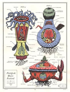 Image of 2012 Pitchfork Music Festival Poster