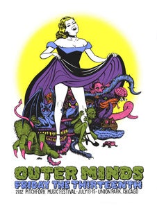 Image of Outer Minds Gig Poster