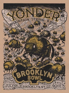 Image of YMSB Brooklyn Bowl Gig Poster