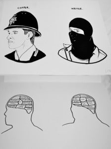 Image of London Warehouse show "YOU BECOME WHAT YOU HATE" Limited Print.