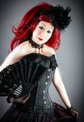 Image of Curvy Elegance Longline Overbust Corset BLACK