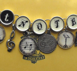 Image of Got Notes Charm Bracelet for Musicians