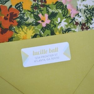 Image of 50's Diamonds Return Address Labels