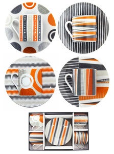 Image of Backgammon Porcelain - Espresso Set