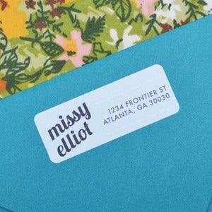 Image of Missy Elliot Return Address Labels