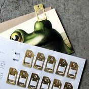 Image of Midori brass number clips