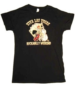 Image of Viva Las Vegas Baz Bass Tee Ladies