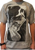 Image of Money to Burn Tee - Heather Grey