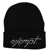Image of Cursive Logo Beanie - Black