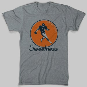 Image of Walter Payton Sweetness T-Shirt | Heather Gray