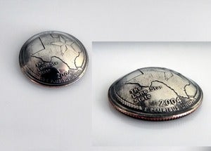 Image of Domed Quarter Golf Ball Marker