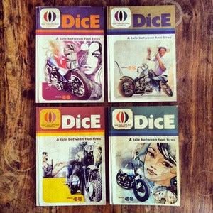 Image of DICE ISSUE 45. ALL 4 COVERS PACK.