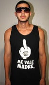 Image of Me Vale Madre Black Tank Top